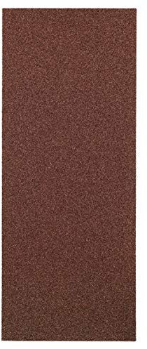 kwb Schleifstreifen 115x280 mm aus Korund mit Körnung 80, hochwertiger Verleimung, robustem Papierträger, universal einsetzbar für den groben Schliff von Holz und Metall
