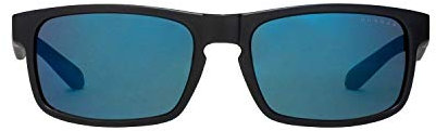 Gunnar Enigma Circ Lens Solar Sonnenbrille, UV-Schutz, Schwarz