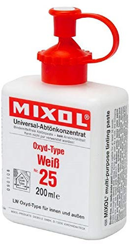 Mixol Universal Tints, White, #25, 200ml by Mixol