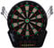 HOMCOM Elektronische Dartscheibe Dartboard Dart-Set mit LED Anzeige mit automatischer Wertung Soundeffekte 6 Darts 24 Dartköpfe 27 Spiele und 243 Trefferoptionen für 16 Spieler 44 x 51,5 x 3,2 cm