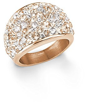 s.Oliver Damen-Ring 16 mm Swarovski Elements Edelstahl Kristall mehrfarbig Gr. 60 (19.1) - 567534