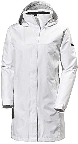 Helly Hansen Mujeres Abrigo largo W Aden, Blanco, M