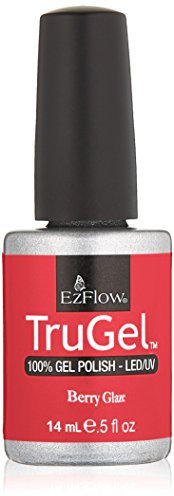 EZFLOW Trugel Nail Gel Berry Glaze, 1er Pack (1 x 15 ml)