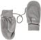 Döll Unisex Baby Fausthandschuhe Fleece Fäustlinge, Grau (Light Gray Melange 8100), Neugeboren (Herstellergröße: 0, 5)