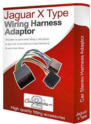 Connects2 Adaptateur Cablefinder Câble Autoradio pour Jaguar X, ISO CONVERTISSEUR