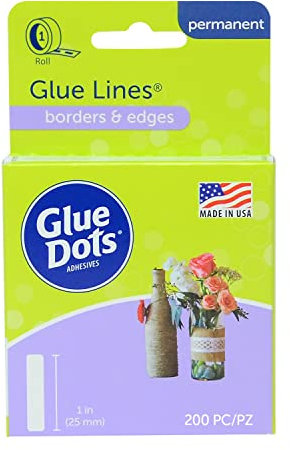 Glue Dots 22263 Rouleau de ligne de colle transparente, multicolore, 3,3 x 9,039999999999991 x 13,84 cm