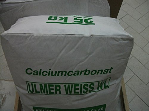 Kalksteinmehl sehr weiß, 20my, 25 kg im Original Sack