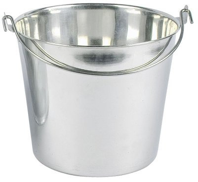 Krüger - 9 L Edelstahleimer, Silber, 24 cm