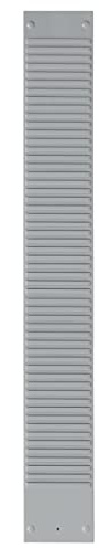 Nobo 1900405 Kartentafel-Zubehör Kartenträger für Stecksystem, Index 4, 1 Stück, grau