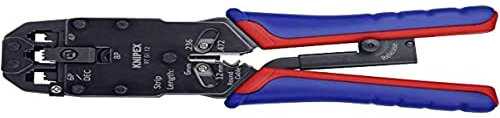Knipex 97 51 12 97 51 12 D1 Crimpzange Modularstecker (Westernstecker) RJ10, RJ11, RJ12, RJ45
