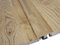 Solid Oak Pre-Finished (Lacquered) 900mm Twin 'T' Moulding/Profile/Cover Strip/Threshold/Door Bar with Plastic Fixing Strip