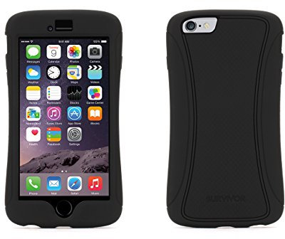 GRIFFIN Survivor Slim Case for iPhone 6 Plus/6s Plus - Black,BT-GB40557