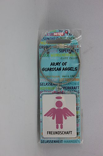 Nici – 38876 – Army Of Guardian Angels, amitié, Porte-clés, pendentif : 6 cm x 4,5 cm, plastique