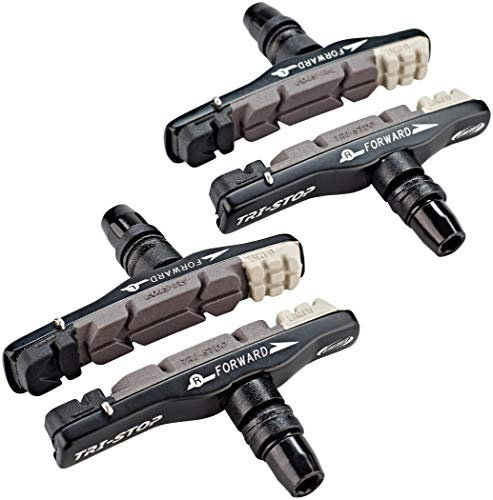 BBB Cycling Rim Brake Pads V-Brake System Cartridge Type Extra Grip Triple Color TriStop BBS-14T