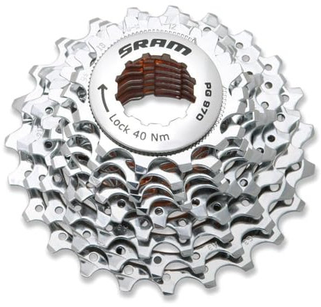 SRAM Kassette PG-970 MTB, Satin Verchromt, 11-32T, Silber
