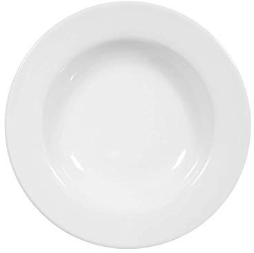 Seltmann Weiden Rondo Weiss Uni Suppenteller 23 cm / 1 Stück