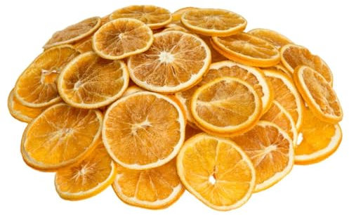 NaDeco Orangenscheiben, getrocknet, 250g Deko-Orangenscheiben Getrocknete Orangenscheiben Getrocknete Früchte Getrocknete Fruchtscheiben Weihnachtsdekoration Adventsdekoration