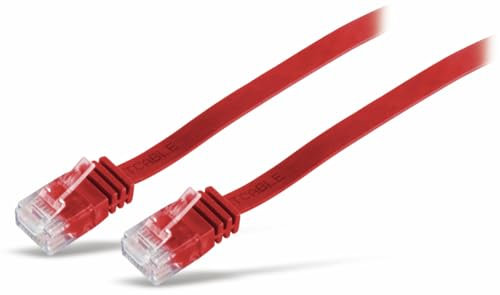 Tecline 15 m CAT.6 15 m Cat6 U/UTP (UTP) rot