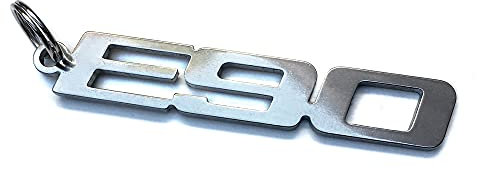 Special Parts E90 Schlüsselanhänger M3 335i xDrive 330i 330xi 328i 325i 325xi 323i 320si Silber Metallic BMW E90 Besitzer Autofans Unisex-Erwachsene 12g 2mm x 12mm x 70mm Kratzfest Spaltring mit Ring