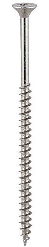 Timco 40080SOLOZ PZ2 CSK BZP Solo Vis à bois 4,0 x 80 – Plaqué zinc (Boîte de 200)