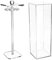 Discoball Acrylic Necklace Holder With Lid, Necklace Organiser Acrylic Pendant Display Organizer Holder, Stand Clear Dustproof Display Box For Necklaces Bracelet Earrings and Ring