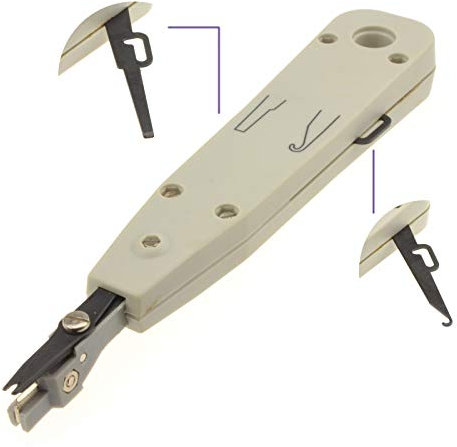 Krone Stecker IDC Punch Down Auflege Netzwerk Ethernet Module Werkzeug