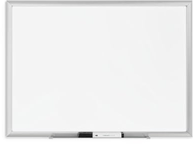 U Brands Magnetic Dry Erase Board White Board, 24 x 18, Silver Aluminum Frame, Includes Marker
