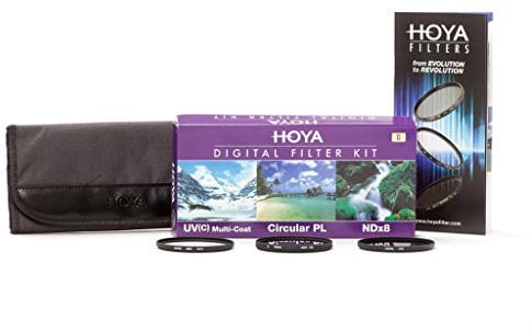 Hoya Digital Filter Kit II 82mm Pol-Cirkular/NDX8/HMC UV schwarz