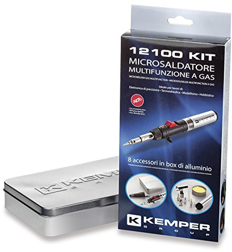 KIT MICROSALDATURA A STAGNO CON ACCENSIONE PIEZO ELETTRICA