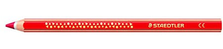 STAEDTLER Buntstift SUPER DICKI, sechseckig, rot