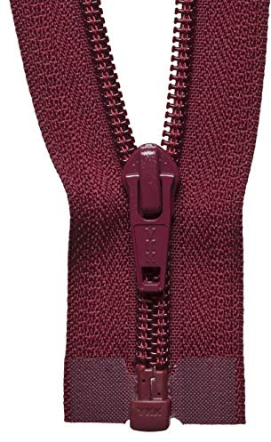YKK Coil Zip, No. 527 Dark Wine, 41 cm Length