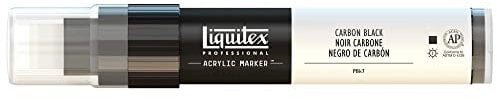 Liquitex Professional Paint Marker with 8-15 mm Wide Nib - Carbon Black