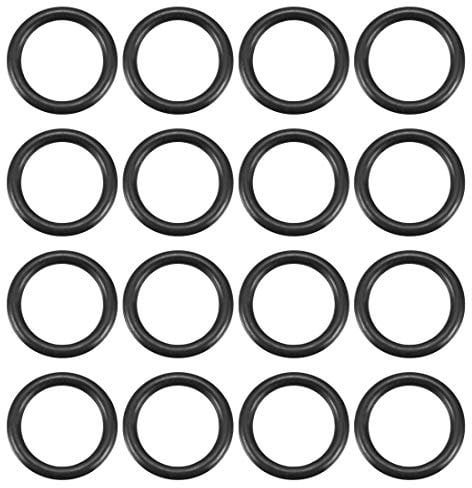 sourcing map Packung mit 20 Nitrilkautschuk O-Ringe 11mm OD 8mm ID 1.5mm Breite metrische Dichtung