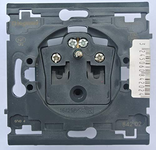 Legrand Prise de courant 2P+T Sagane Noir 16A 250V~