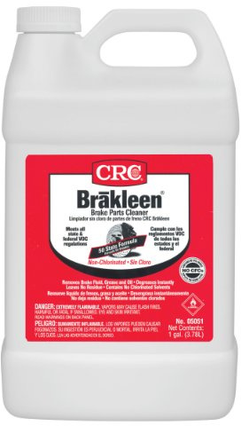 CRC Brakleen Non-Chlorinated Brake Parts Cleaner - 50 State Formula, 1 Gal, 05051