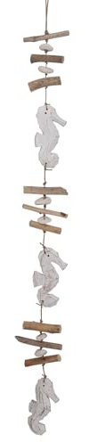 GURU SHOP Mobile aus Holz - Seepferdchen, 80x8x2 cm