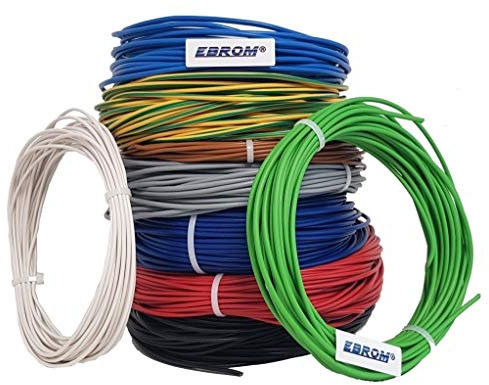h07 V di K 4 mm² 1 X 4 mm² – Cavo Unipolare Flessibile mehrdraehtig – 100 m – Colori assortiti