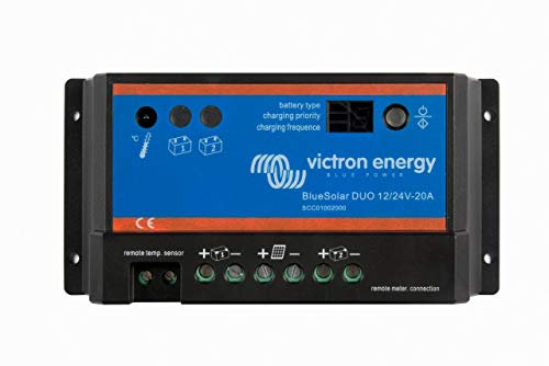 Victron Energy BlueSolar PWM DUO-LCD&USB 12/24-Volt 20 Amp Laderegler