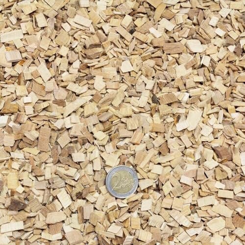 Terra Discount Räucherspäne aus Buche 5 Kg Körnung: grob 3,0-10,0 mm - zum smoken, räuchern/kalträuchern von Fleisch, Fisch, Gemüse geeignet - Buchenholz mit klassischem Aroma