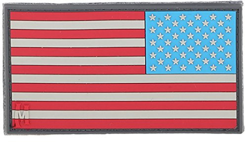 MAXPEDITION Aufnäher mit USA-Flagge, groß, vollfarbig, 8,3 x 4,4 cm