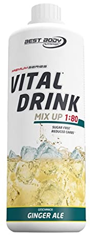 Best Body Nutrition Low Carb Vital Drink 2 x 1 Liter 2er Pack schwarze Johannisbeere