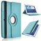 360 Leather Rotate Case Stand Folio Cover For Samsung Galaxy Tab 4 10.1 T530 T535 (Blue)