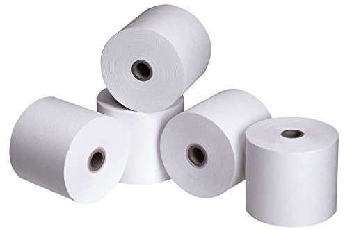 50 Thermorollen 80mm x 50m x 12mm für TEC TRST-56 TRST-53, Bonrollen, Kassenrollen, Thermo-Bonrollen