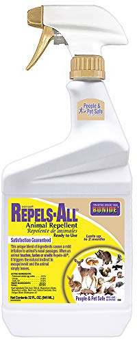 Bonide Repels-All Animal Repellent, 32 oz Ready-to-Use Spray, Outdoor Garden Deer & Rabbit Repellent, People & Pet Safe