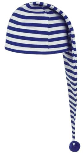 Hutshopping Baumwollmütze Zipfelmütze Schlafmütze Zwergenmütze Zwerge (One Size - blau)