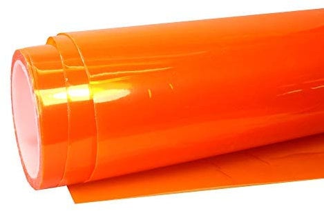 TipTopCarbon 21,33€/m² Scheinwerfer Folie Orange Nebelscheinwerfer Auto 5m x 0,3m Tönungsfolie