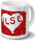 Tasse mit Namen Ilse - Motiv Rosenherz - Namenstasse, Kaffeebecher, Mug, Becher, Kaffeetasse - Farbe Weiß