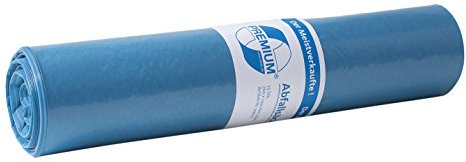 Müllsäcke DEISS PREMIUM blau, 60 my, 70 Liter