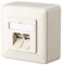 METZ CONNECT RJ45 Anschlussdose E-DAT C6 2 Port AP reinweiß