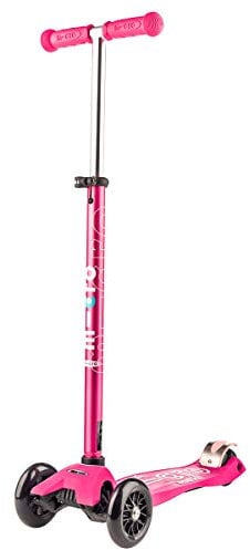 MICRO Maxi Deluxe Kinderscooter Kickboard ab 5 Jahren Variante pink